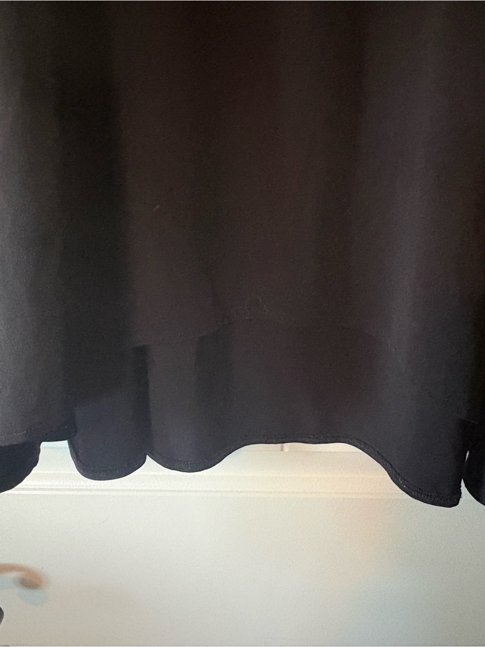 Alfani Black Mini Dress or Tunic with Fluted Sleeves - Picture 3 of 6